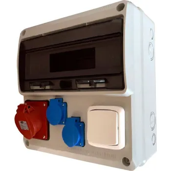 Rozvaděč 66010.20100S6 zásuvková kombinace osazená ELEKTRIUM - zakázková výroba