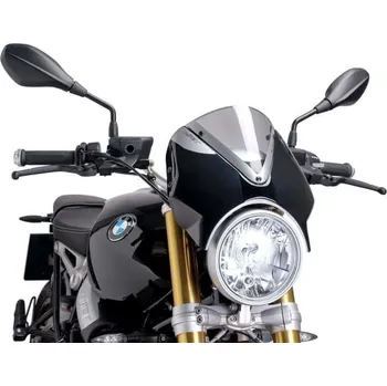 Puig Windshield Retrovision BMW R NineT (14-22) black housing Kouřová (H)
