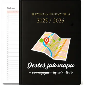 Kalendář Knižkový kalendář pro učitele 2026 A5 FunnyCase černý