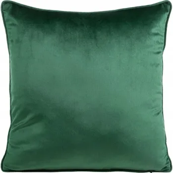 Povlak na dekorativní polštářek Povlak na polštář 40x40 Velur Mel2 Zeleno Černý