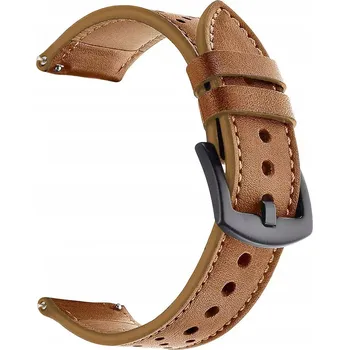 Řemínek na hodinky Řemínek Mooris pro Huawei 22mm hnědý