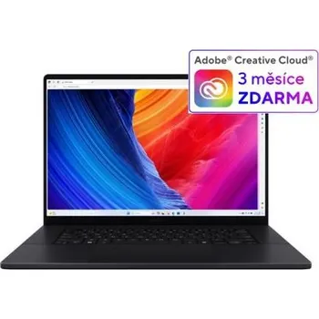 Notebook ASUS NTB ProArt P16 (H7606WI-OLED007X), AI 9 HX 370, 16" 3840 x 2400, 64GB, 2TB SSD, Radeon+RTX, W11P, Black