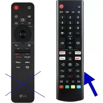 LG 55QNED85A6C náhradní dálkový ovladač