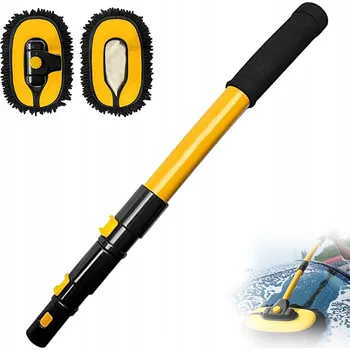 Mycí kartáč na vozidlo Kartáč na mytí auta z mikrovlákna s teleskopickou rukojetí