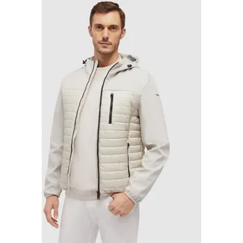 Geox Pánské Krémová pánská bunda Geox Sapienza Bílá XL (2837624)