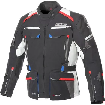 Moto bunda BÜSE bunda HIGHLAND II grey/blue/red - 54