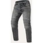 REVIT kalhoty jeans MOTO 2 TF Extra Short medium grey used - 30