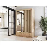 Šatní skříň Voodi II se zrcadlem