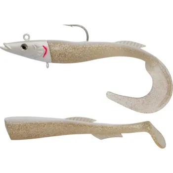 Rybářský háček 3ks Realistická nástraha Berkley Power Sandeel 15cm - 20gr Snow White