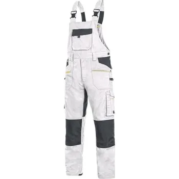 montérky CANIS CXS STRETCH lacl pánské bílá/šedá - 58 AKCE