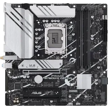 Základní deska ASUS PRIME B760M-A WIFI D4 / Intel B760 / LGA1700 / 4x DDR4 / 2x M.2 / DP / 2x HDMI / WIFI / mATX