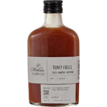 Omáčka Chilli omáčka s medem 200g - Mirkine dobroty