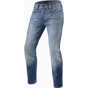 Moto oblečení REVIT kalhoty jeans PISTON 2 SK medium blue used - 34