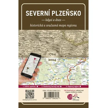 CBS Nakladatelství s.r.o. Porovnávací mapa Severní Plzeňsko - historická a současná mapa regionu s aplikací MAP Explorer