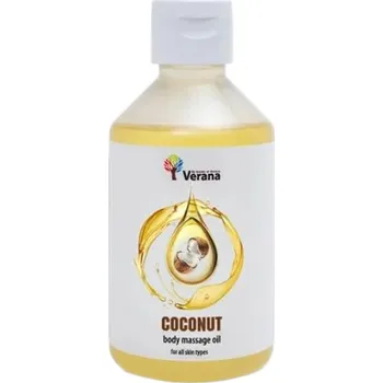 Masážní přípravek Tělový masážní olej Verana Kokos 250 ml