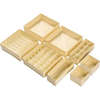 Úložný box Úložné BOXY na prádlo 8 ks KRABIČKA na doplňky ORGANIZÉR