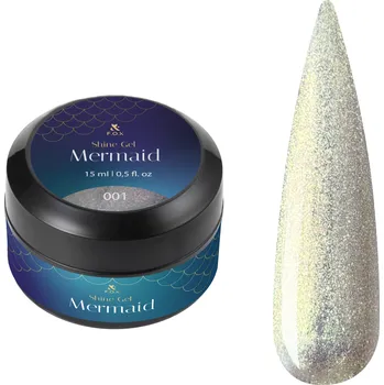 Lak na nehty F.O.X - shine gel Mermaid 001, 15 ml