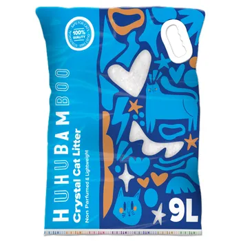 Podestýlka pro kočku Podestýlka Huhubamboo silikát 9 l