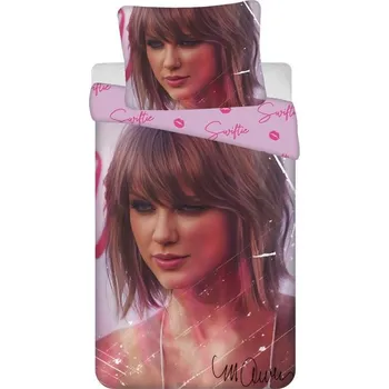 Povlečení JERRY FABRICS Povlečení Swiftie - Taylor Swift Bavlna, 140/200, 70/90 cm