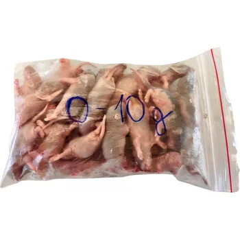 Teraristika Mražený potkan - hole 0-10g/ balení 25ks