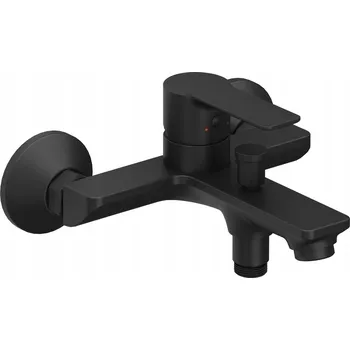 Vodovodní baterie Nástěnná vanová baterie Ravak Solar černá