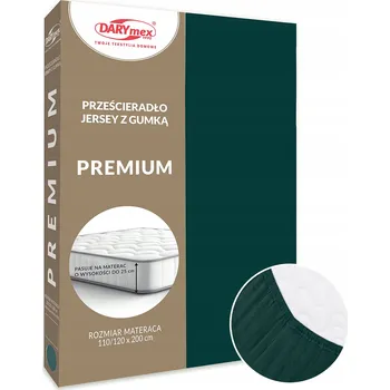 Prostěradlo Prostěradlo bavlněné s gumou 140x200 JERSEY VYSOKÁ GRAMÁŽ zelené