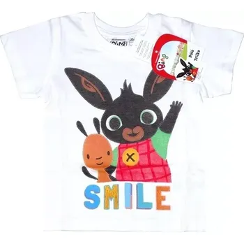 Chlapecké tričko Chlapecké tričko bílé - Zajíček Bing, vel. 98