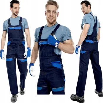 Pracovní obuv Pracovní montérky, ochranné kalhoty do práce, bavlna 100% Bavlna vel. 62