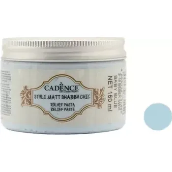 Speciální výtvarná barva Reliefní pasty Shabby chic, 150 ml - baby blue