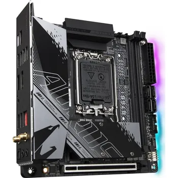 Základní deska GIGABYTE B760I AORUS PRO DDR4 / Intel B760 / LGA1700 / 2x DDR4 / 2x M.2 / DP / HDMI / USB-C / WiFi / Mini-ITX