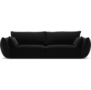 Pohovka Černá sametová pohovka 208 cm Vanda – Mazzini Sofas ID_1780112