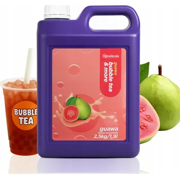Bubble tea Molecula - SIRUP na BUBBLE TEA - 2.5kg - KONCENTRÁT ŠŤÁVY - GUAVA