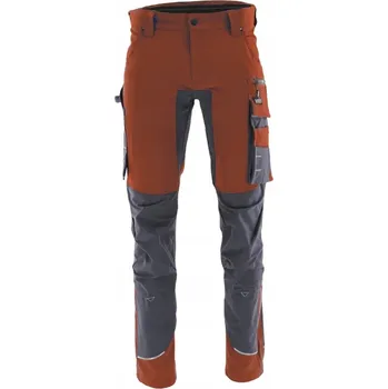 Pracovní obuv KALHOTY MOTIONFLEX S ELASTICKÝM PASEM, cihlově červené, SARA vel. 48