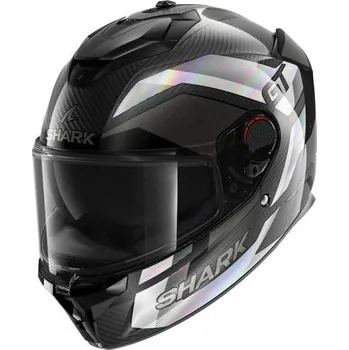 Helma na motorku SHARK přilba SPARTAN GT PRO CARBON Ritmo glossy black/white/silver - XS