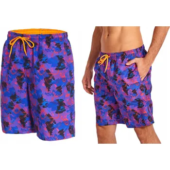 Pánské kraťasy Pánské plážové šortky Zagano modré M