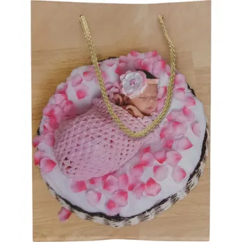 Dárková taška Dárková papírová taška na narozeniny, 24/18 cm