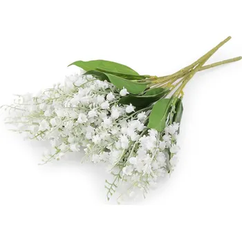 umělá květina Umělá konvalinka - bílá