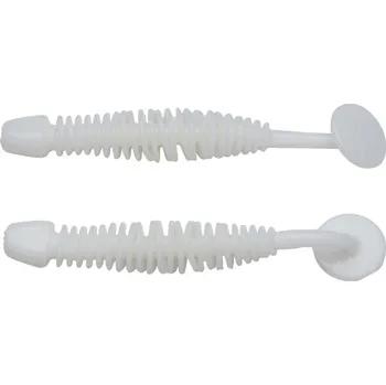 Rybářský háček 12ks - Gumová Nástraha Berkley PowerBait Power Leech 5cm Milky White