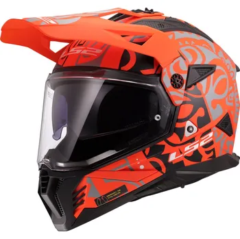 Motodoplněk LS2 MX702 PIONEER II RANGI ORANGE-06 - 2XL