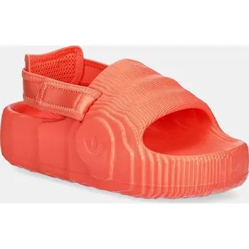 Dámské pantofle Pantofle adidas Originals Adilette 22 Xlg W dámské, oranžová barva, na platformě, JH9700, 40 2/3, 23X