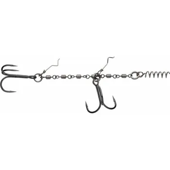 Rybářský háček 2ks Stinger Abu Garcia Beast Chain Stinger Medium 1/0