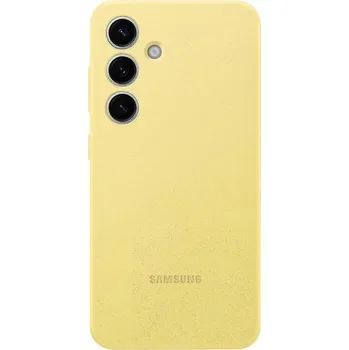 Pouzdro na mobilní telefon Kryt Samsung z veganské kůže pro Samsung Galaxy S25 EF-VS931PFEGWW zlatý