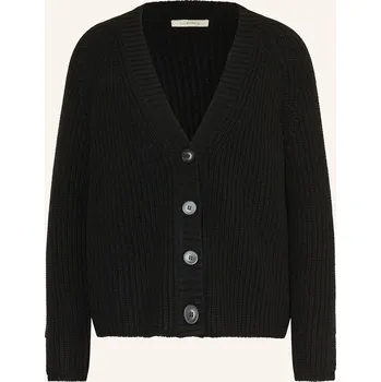 Dámský svetr Lilienfels Dámský Pletený Kardigan S Kašmírem, černá, 36