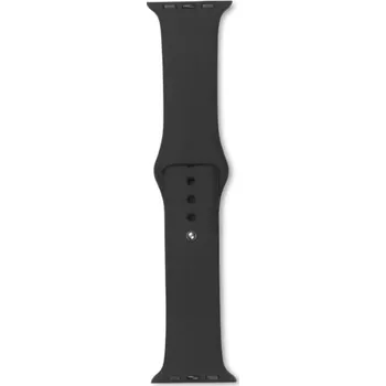 Řemínek na hodinky Silikonový řemínek eSTUFF pro Apple Watch, černý