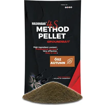 Návnadová surovina Haldorádó Krmítková Směs 4S Method Pellet Groundbait 400 g - Podzim