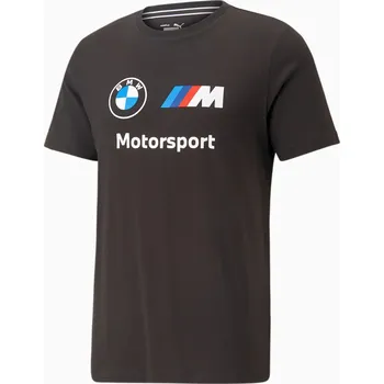Pánské tričko BMW triko PUMA MMS ESS Logo 23 black - 2XS