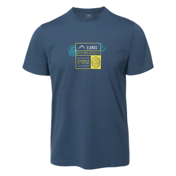 Pánské Tričko s krátkým rukávem ELBRUS GISLI M000269848 – Tmavě modrá M