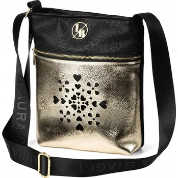 Kabelka Laura Biaggi kabelka přes rameno eko kůže černá