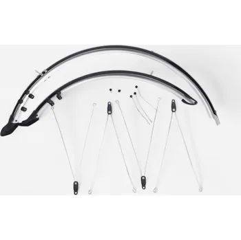 Blatník na kolo BTWIN 28" blatník s vnitřním vedením lanka černý