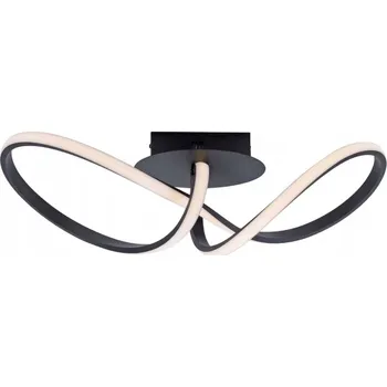 Stropní svítidlo LED LUSTR STROPNÍ SVÍTIDLO ČERNÝ MINIMALISTICKÝ NEUTRÁLNÍ BARVA SVĚTLA